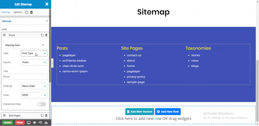 sitemap
